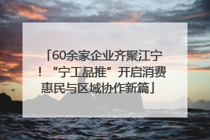 60余家企业齐聚江宁！“宁工品推”开启消费惠民与区域协作新篇