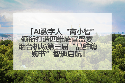 AI数字人“商小智”领衔打造四维感官盛宴 烟台机场第三届“品鲜嗨购节”智趣启航